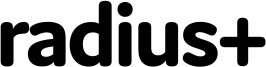 radius+ logo